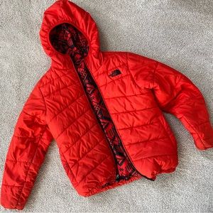 NorthFace Reversible Down Hooded Jacket for Big Boys